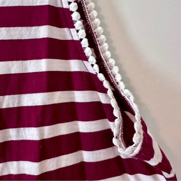 Garnet and white stripe loft tank top - Picture 3 of 5